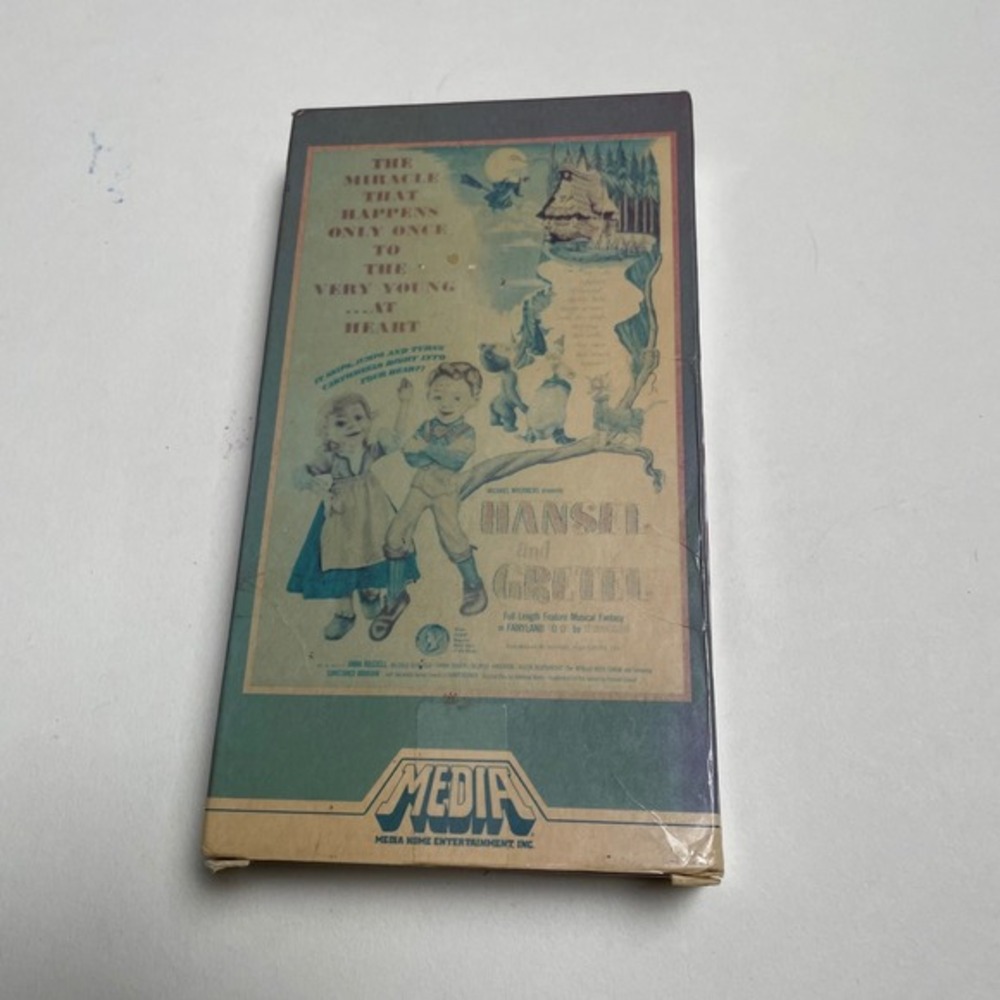 Hansel and Gretel VHS Tape Media Home Entertainment Vintage Movie‎ 1981